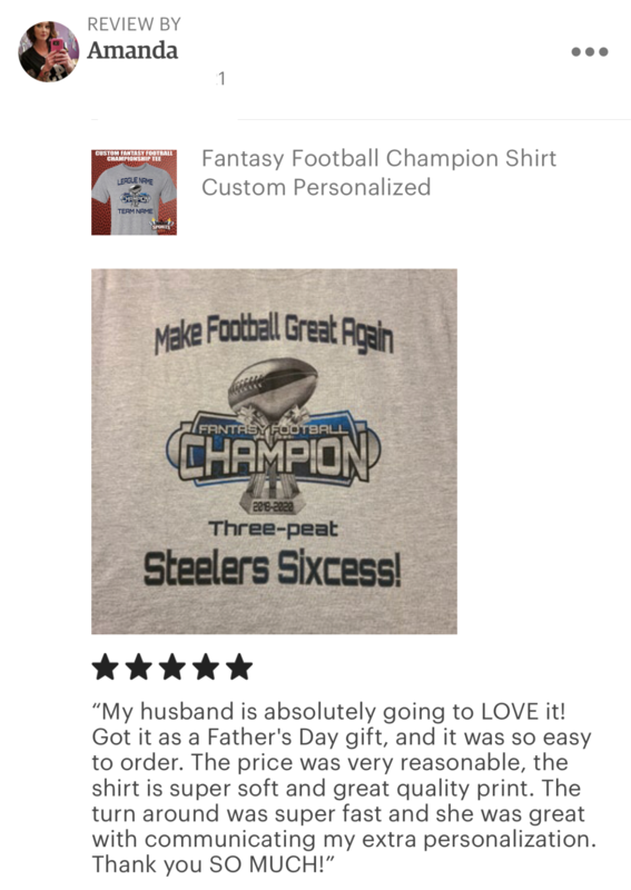 2018 fantasy football champion shirt clearance